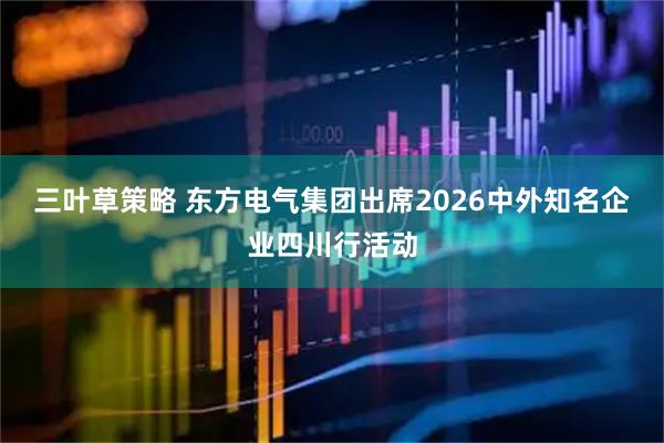 三叶草策略 东方电气集团出席2026中外知名企业四川行活动