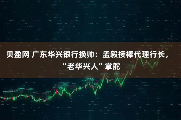 贝盈网 广东华兴银行换帅：孟毅接棒代理行长， “老华兴人”掌舵